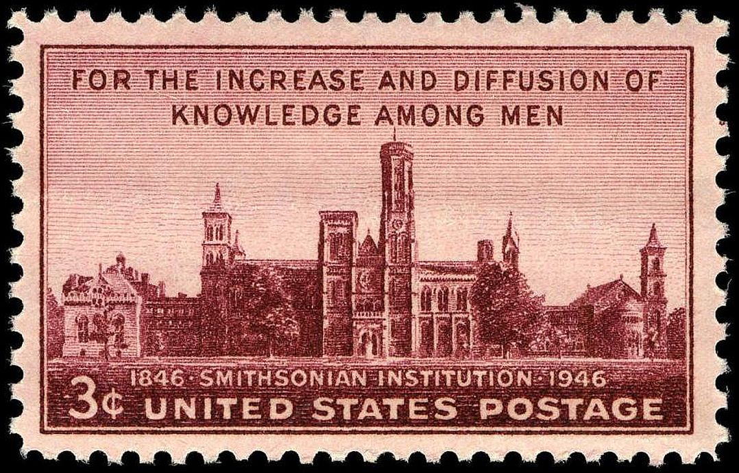 Smithsonian_Institution_stamp_3c_1946_issue.JPG