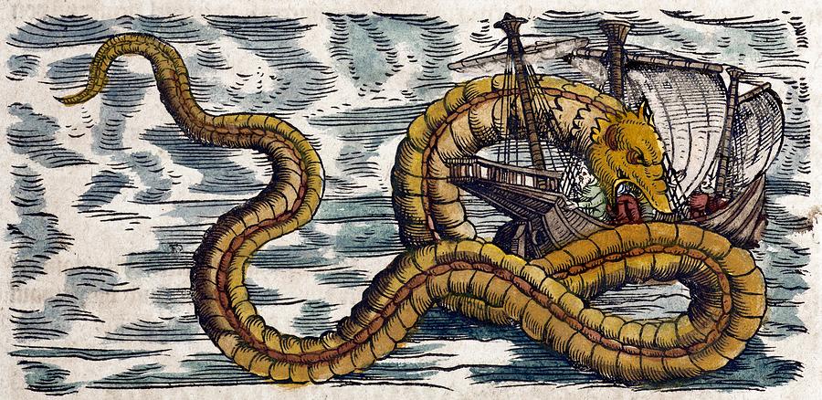 1558-gessner-sea-serpent-attacks-ship-cu-paul-d-stewart