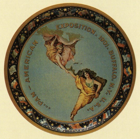 Raphael Beck (1858-1947), Design for the Pan-American Exposition Logo, 1901; Collection of the Buffalo &amp; Erie County Historical Society