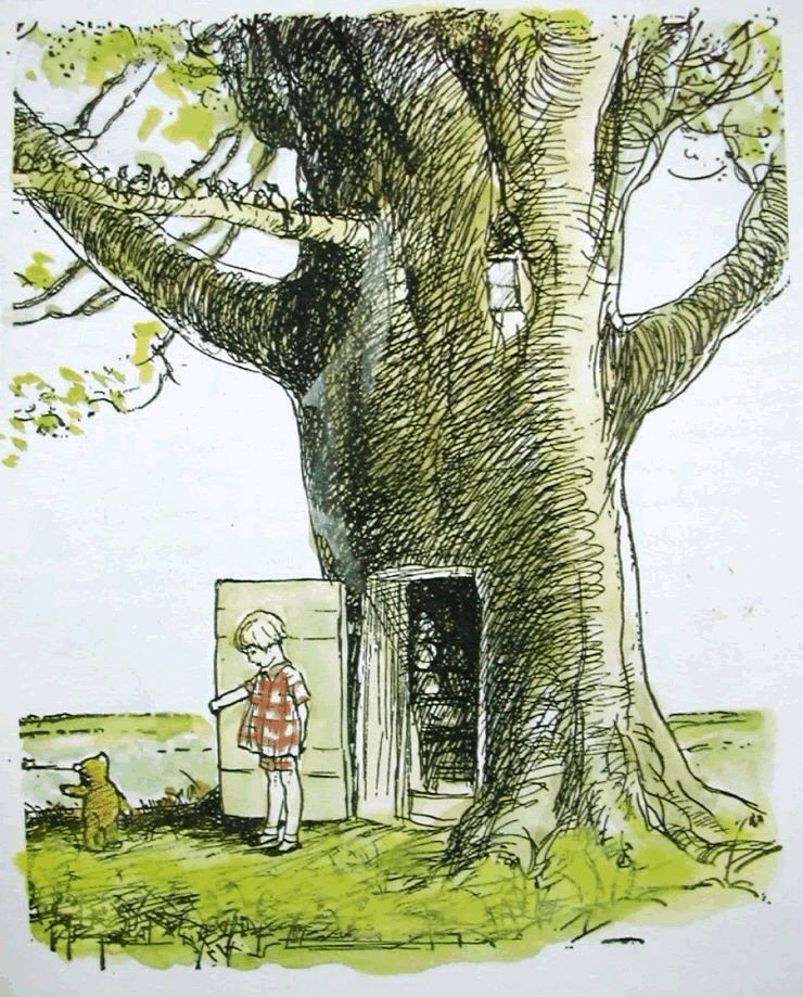 Door to hundred acre wood | Winnie the pooh pictures, Cute winnie ...