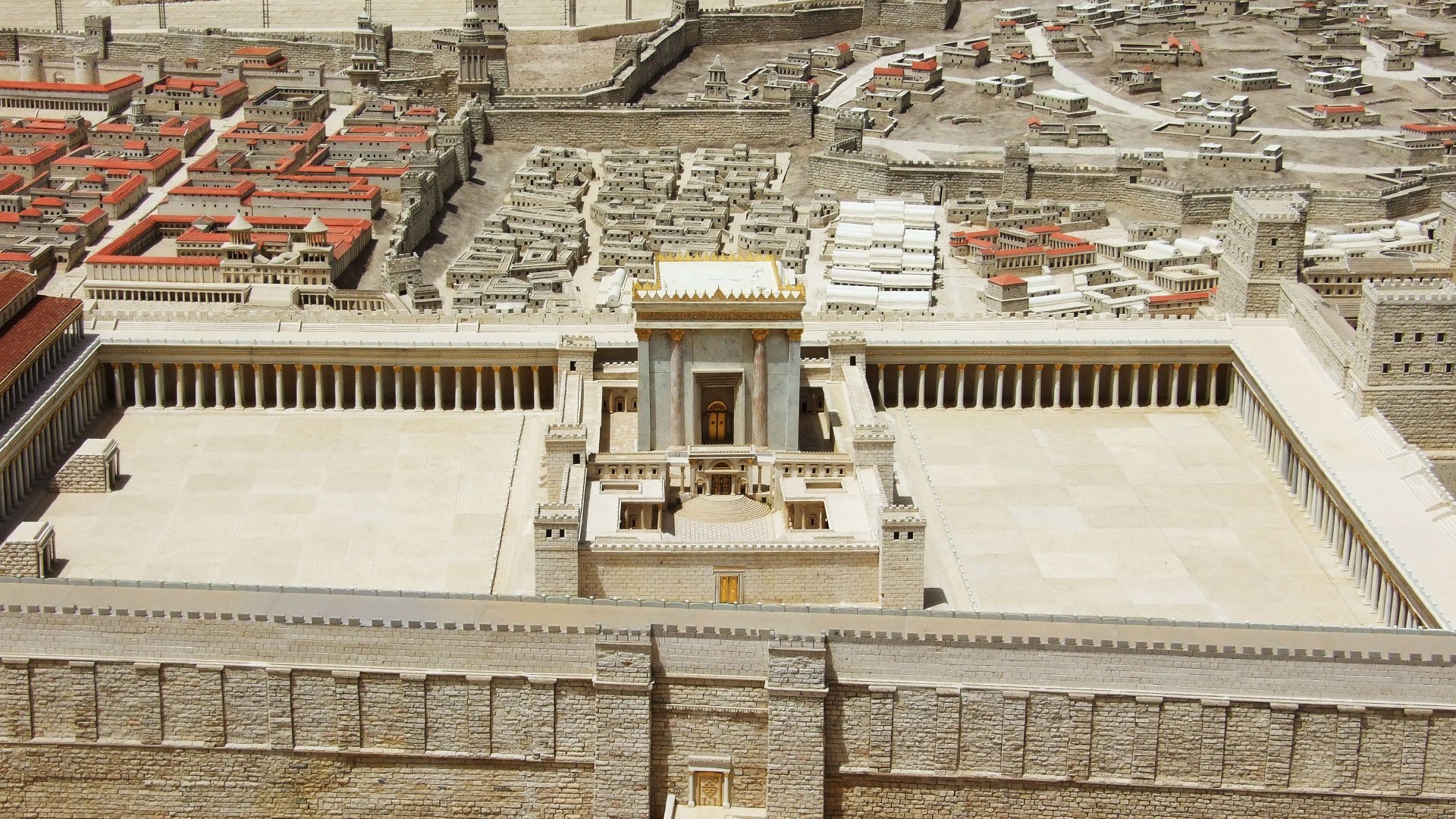 The Model of Jerusalem in the Second Temple Period | The Israel ...