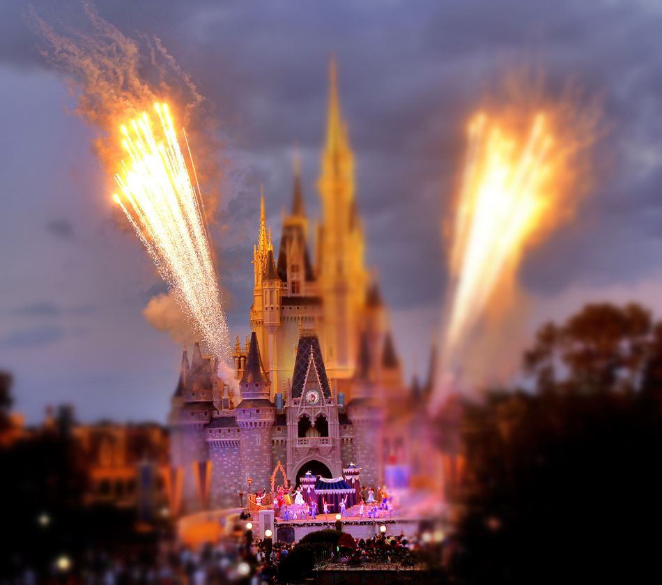 Walt Disney World, as seen through miniature imaging. These images ...