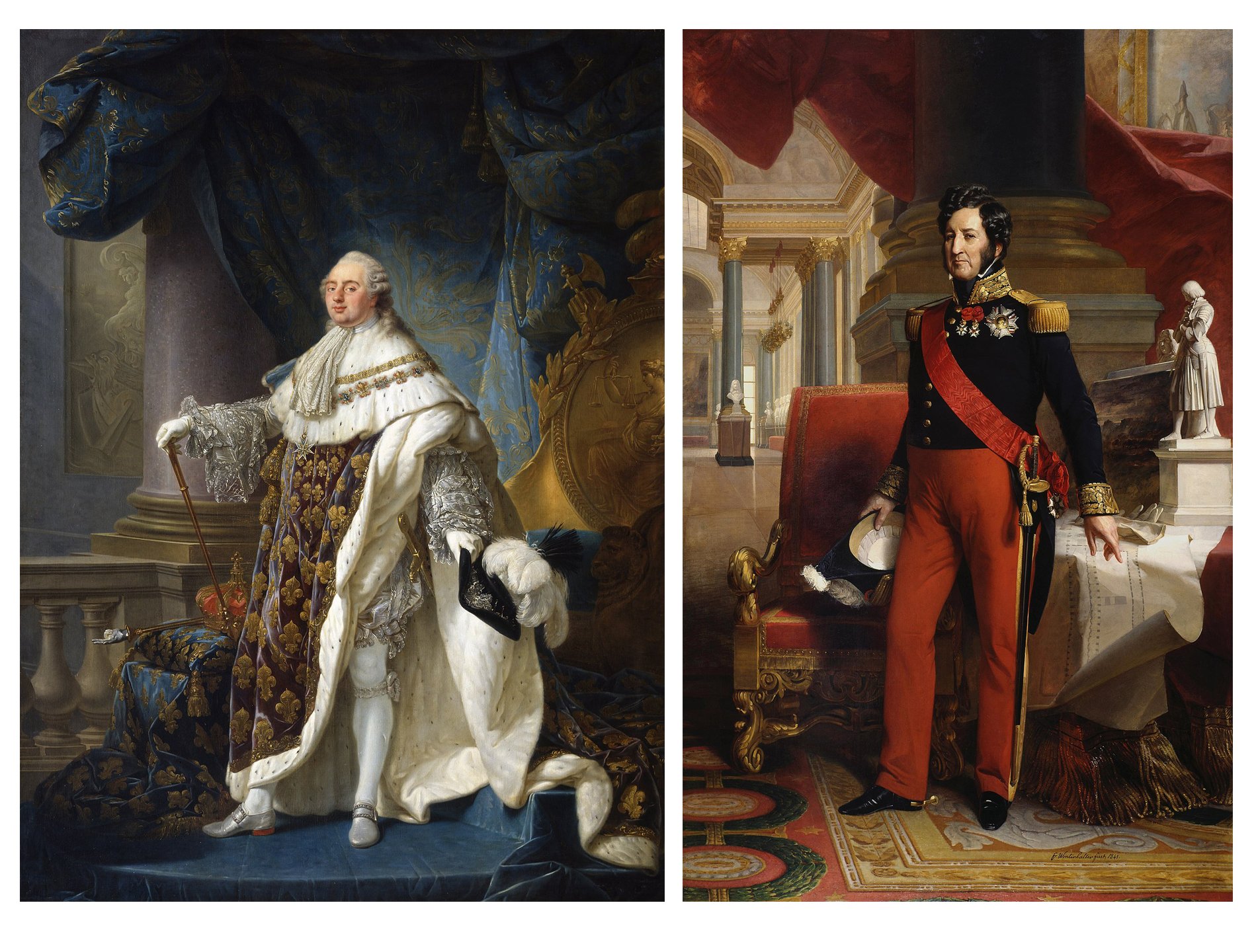 King Louis XVI and King Louis Philippe I