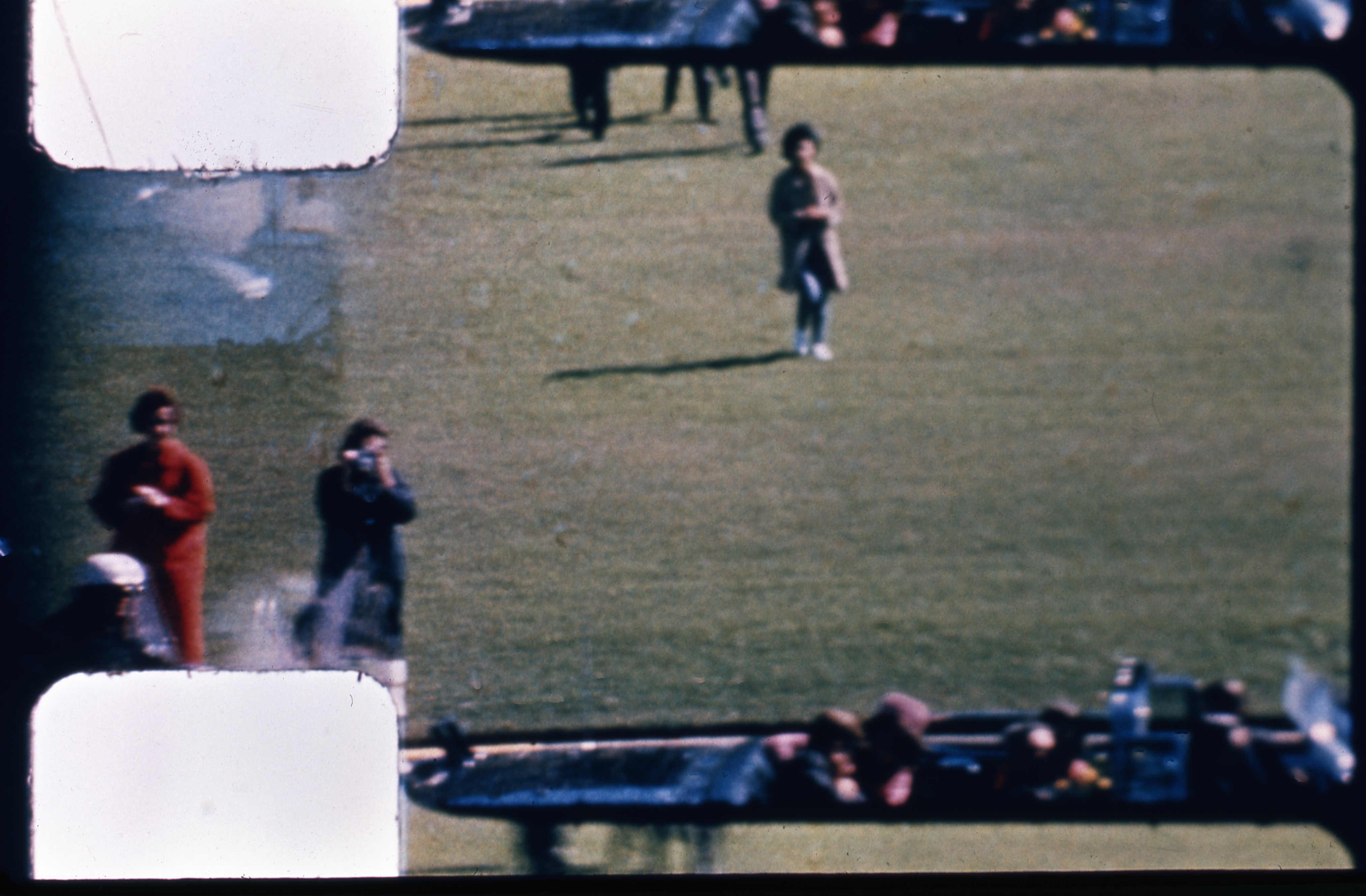 An image taken from frame Z310 of the Zapruder film