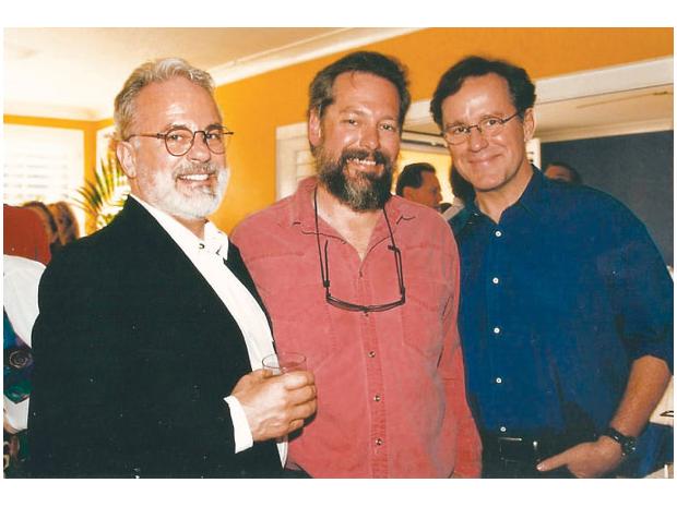 John, Paul and Phil Hartman in 1995. Phil was on Saturday Night Live and voiced such Simpsons characters as Troy McClure and Lionel Hutz. In 1998, he was murdered by his wife, who then killed herself.