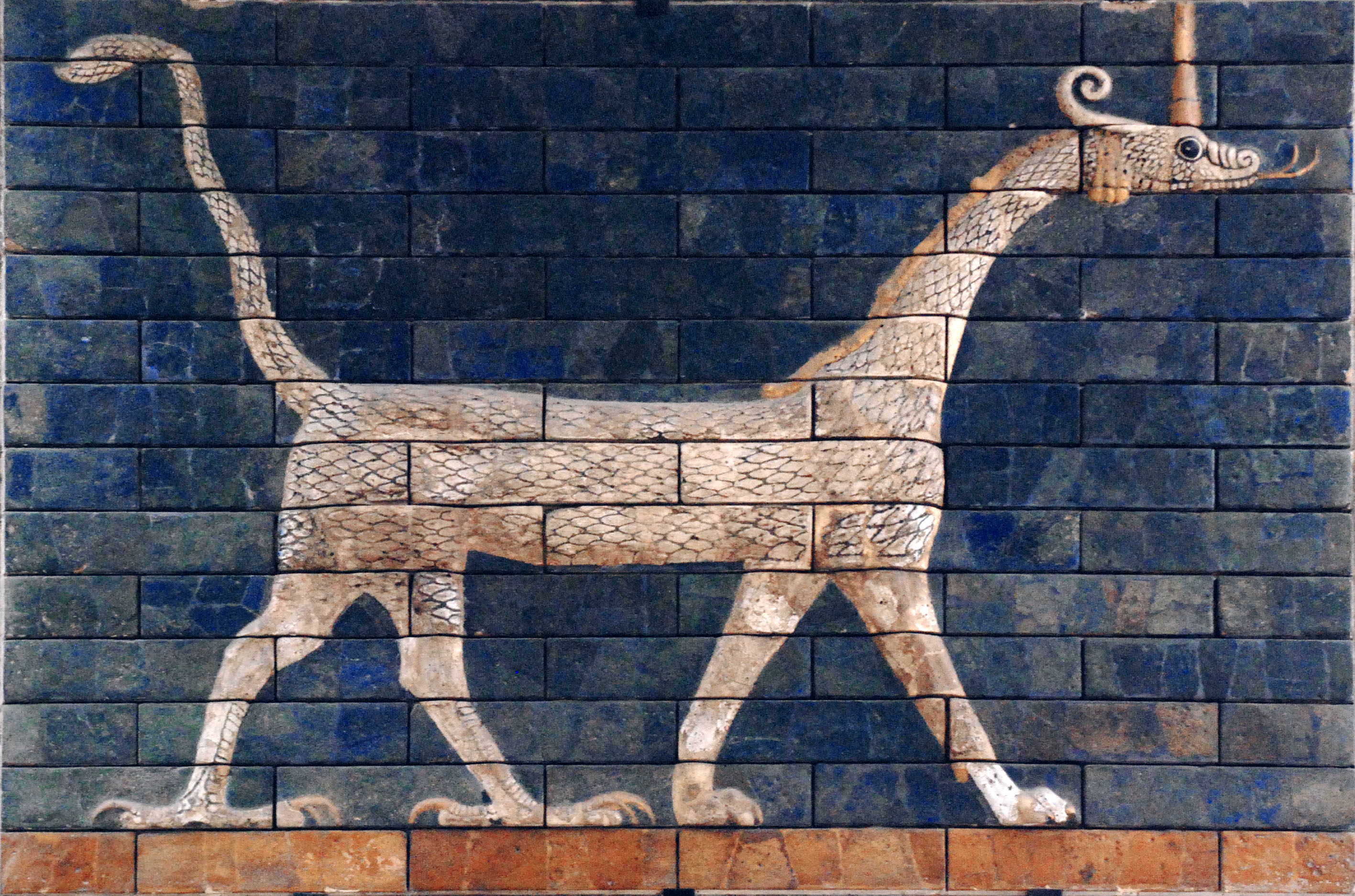 Dragon of the Ishtar Gate (Illustration) - Ancient History Encyclopedia