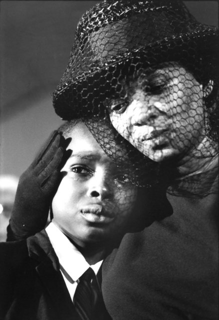 Bill Eppridge | Mrs. Cheney and Young ben, James Chaney Funeral, Mississippi, 1964 (1964) | Artsy