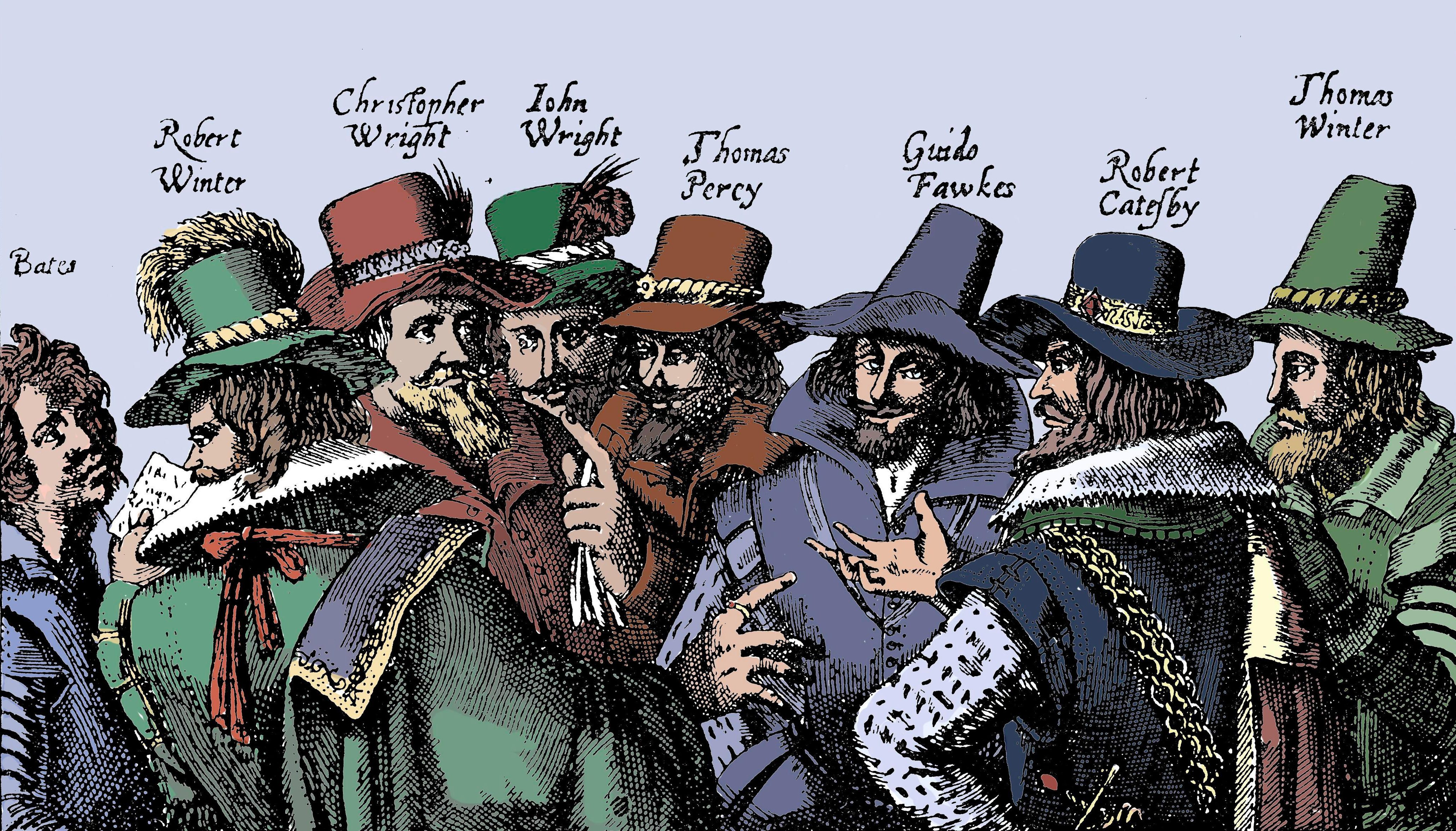 What was the gunpowder plot of 1605 and why did Guy Fawkes and Robert Catesby try to blow up Parliament?