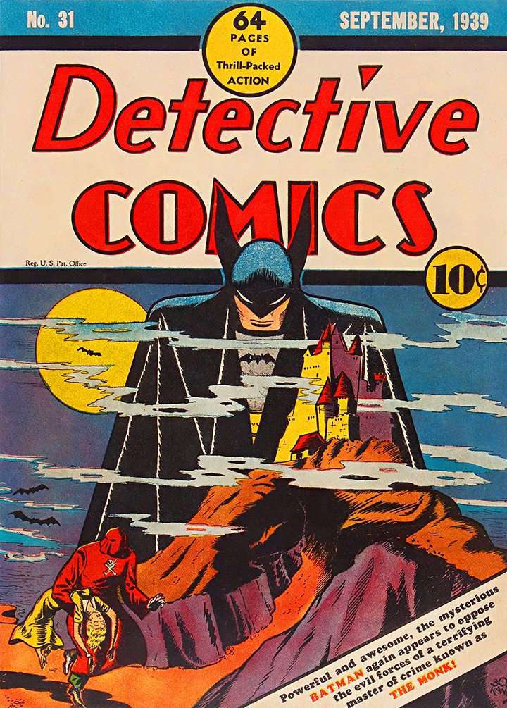 Detective Comics 31 Batman Vintage Superhero Comic Superhero Poster — MUSEUM OUTLETS