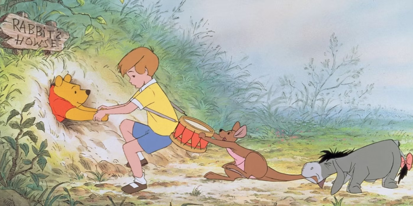 The Mysteries of Pooh: His Getting Stuck into a Tight Place was a Rebirth Ceremony