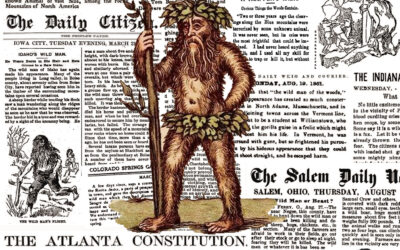 Wild Man In 19th-Century America: Newspapers of Our Realm