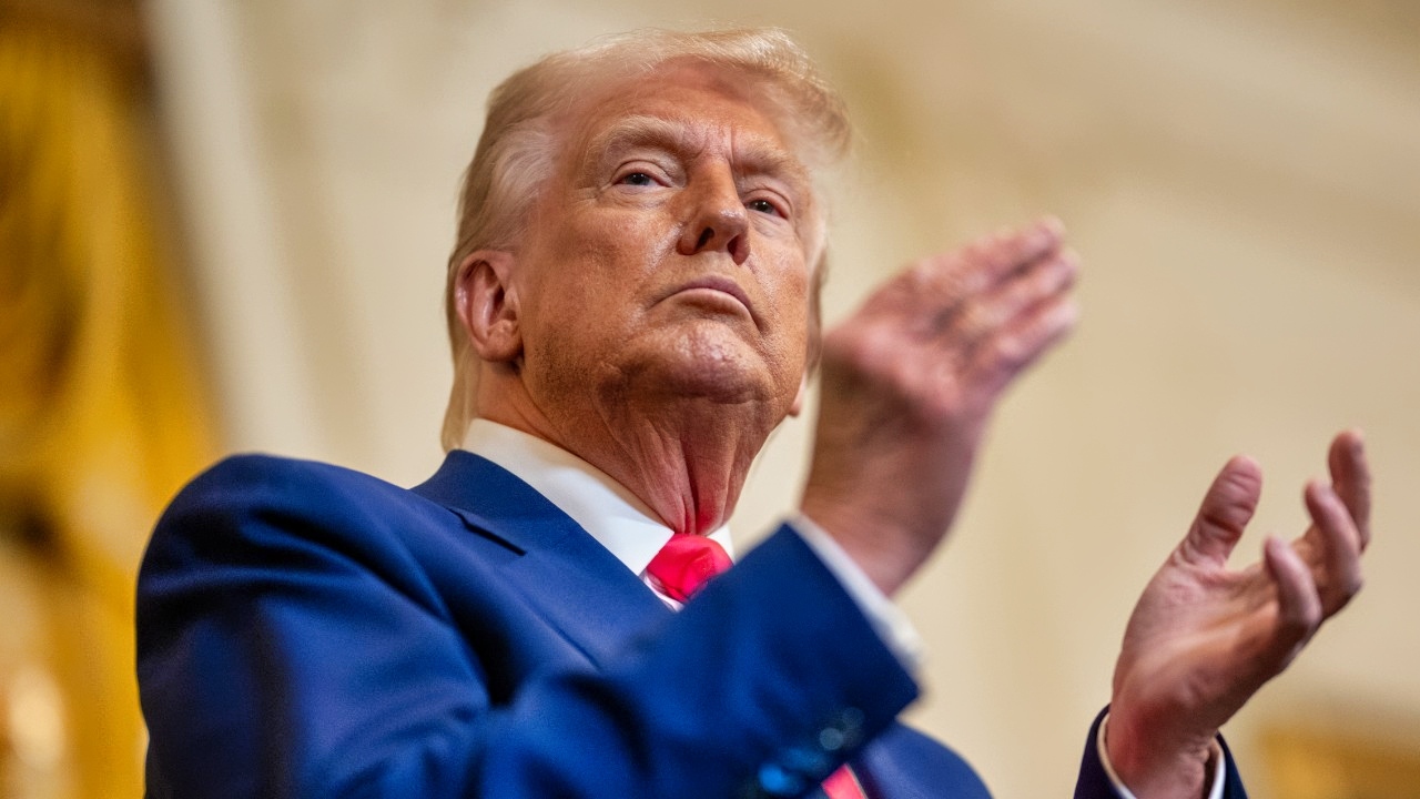 Donald Trump at White House