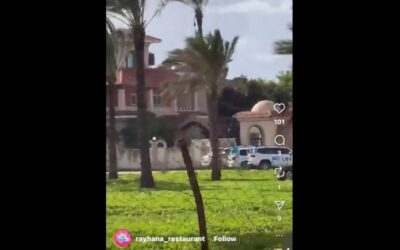 WATCH: Gaza mansion with UN vehicles parked outside receives large food delivery