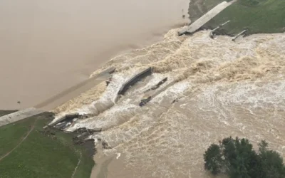 Dam failure triggers flooding in Ponte Alta do Bom Jesus, Tocantins, Brazil