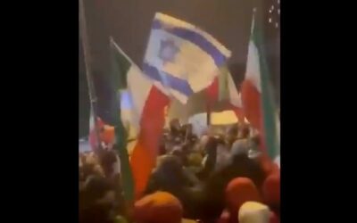 WATCH: Israeli flag spotted at anti-regime protest in Tehran