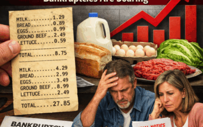 An Old Receipt Proves That Grocery Prices Have More Than Tripled, And Consumer Bankruptcies Are Soaring