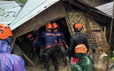Heavy rains cause deadly landslides in Davao Region, Philippines