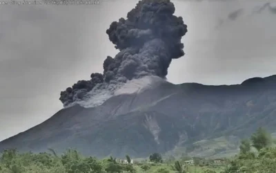 Explosive eruption at Kanlaon displaces over 30 families, ashfall blankets western areas, Philippines