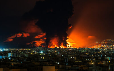 Toxic Sludge Raining Down on Iran After Bombing of Oil Facilities