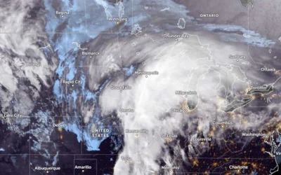 Second winter storm intensifies as the first moves across Northern Plains and Upper Midwest, U.S.