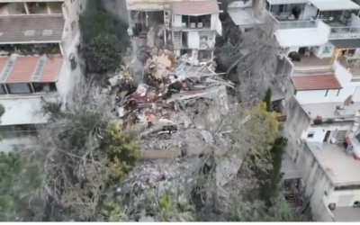 Iranian missile hits Haifa building, injures 82-year-old man and leaves four missing