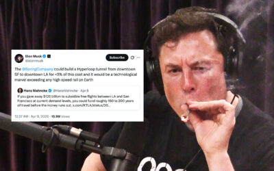 Elon Musk Says He Could Definitely Build a Public Transit System Better Than Anything In China If He Tried