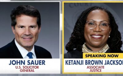 Solicitor General John Sauer Schools Justice Jackson In Oral Arguments