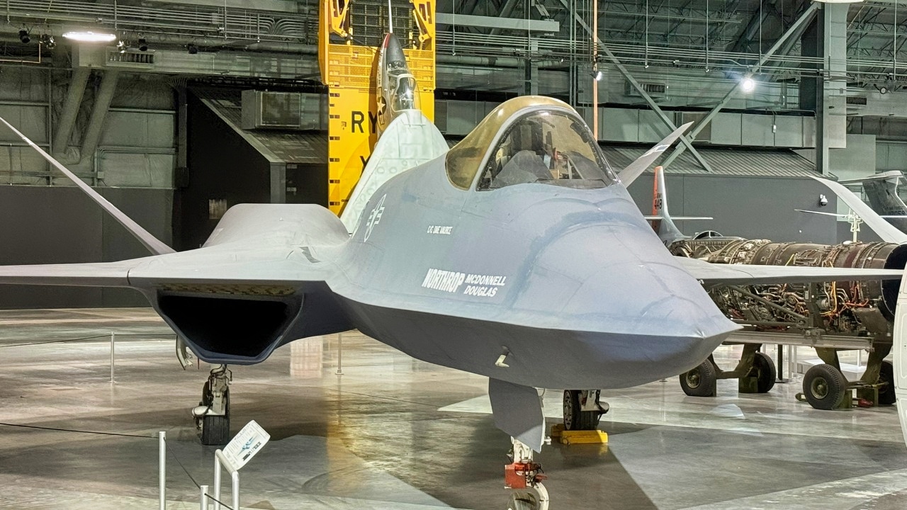 YF-23 National Security Journal Photo. Taken by Harry J. Kazianis at U.S. Air Force Museum on 7/19/2025.