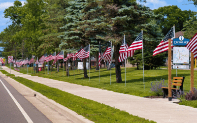 Crosslake Freedom Flags project displays 500 U.S. flags ahead of America’s 250th