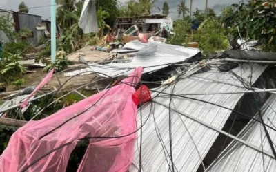 Tornado injures four and damages 75 homes in Ca Mau, Vietnam