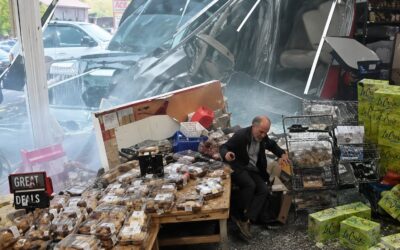 WATCH: Roof At BJ’s Wholesale Club Partially Collapses Amid Heavy Flooding