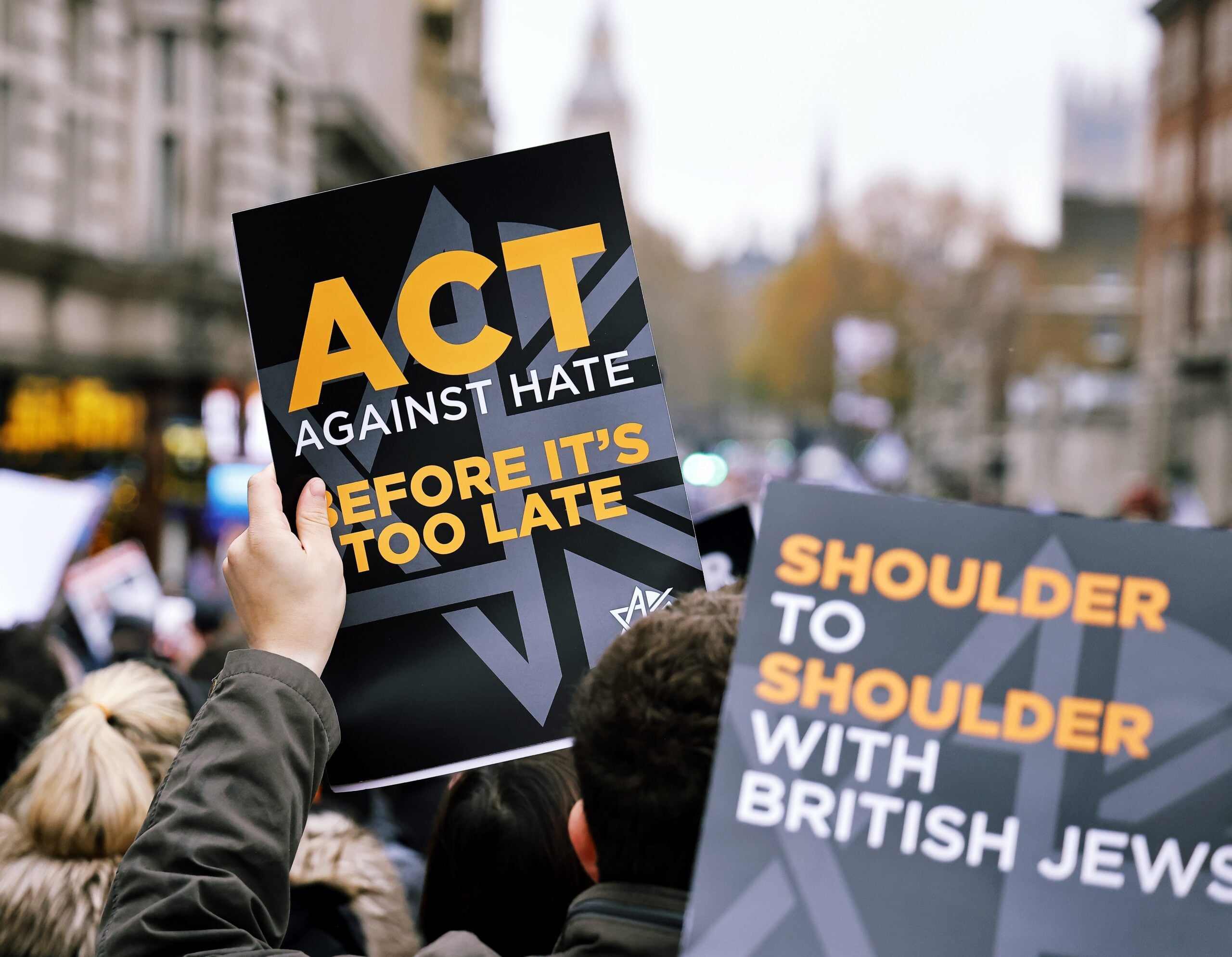 London antisemitism march