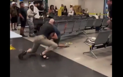 WATCH: Israeli man brawls with man over antisemitic slur