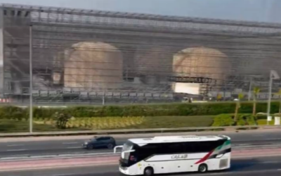 WATCH: UAE erects massive cages protecting oil facilities from Iranian drones