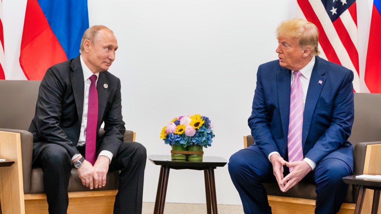 Donald Trump and Russian President Putin
