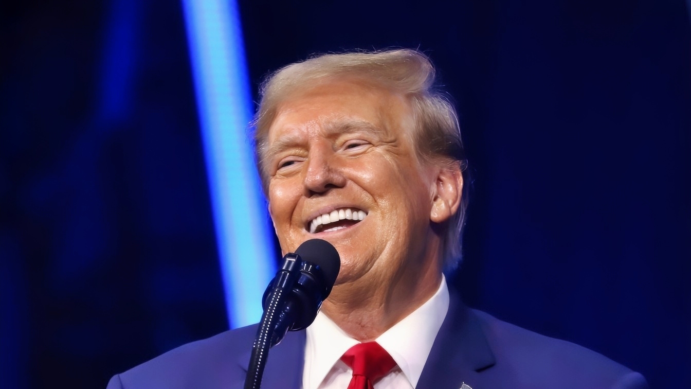 Trump Happy Back in 2024 Creative Commons Photo